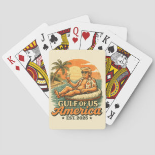 Baraja De Cartas Vintage gracioso que Trump tenga que ver con el Go
