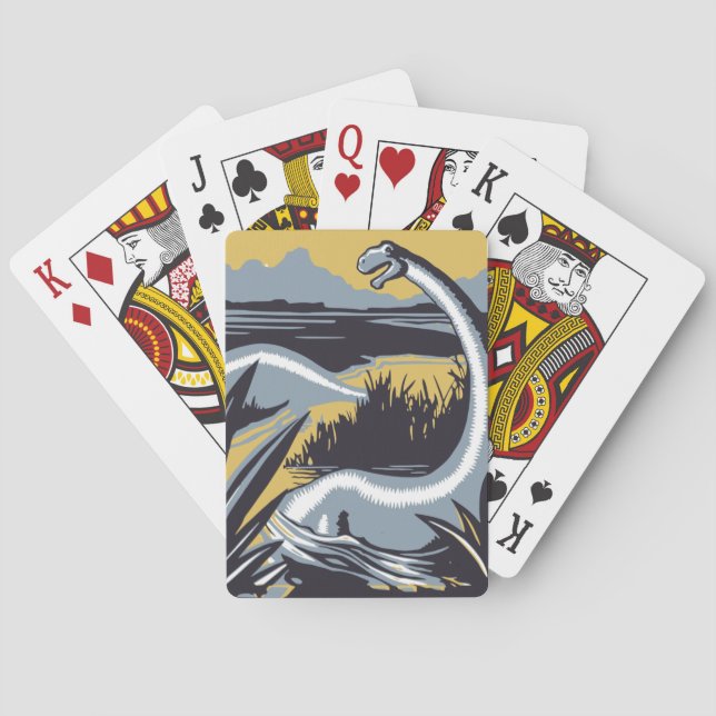 Baraja De Cartas Vintage Gray Dragon Water (Reverso)