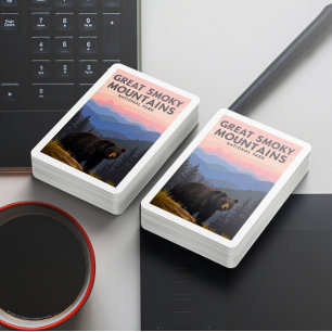 Baraja De Cartas Vintage Great Smoky Mountains Park