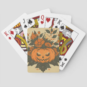Baraja De Cartas Vintage/Halloween/Otoño/calabaza