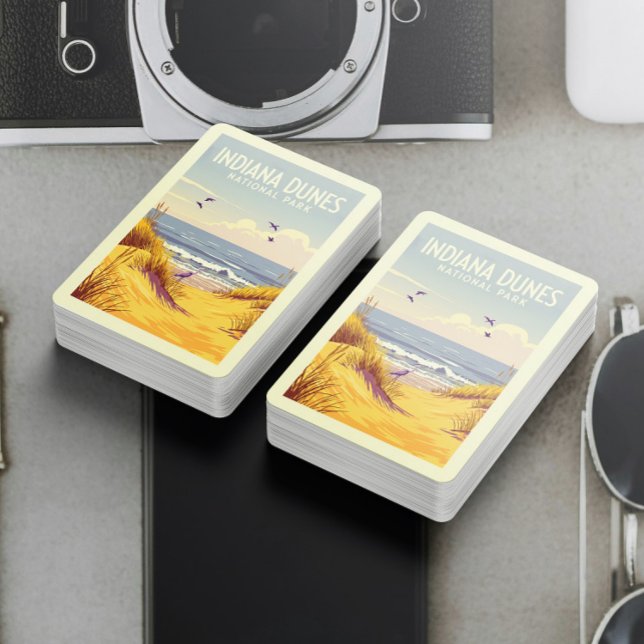 Baraja De Cartas Vintage Indiana Dunes National Park  (Subido por el creador)