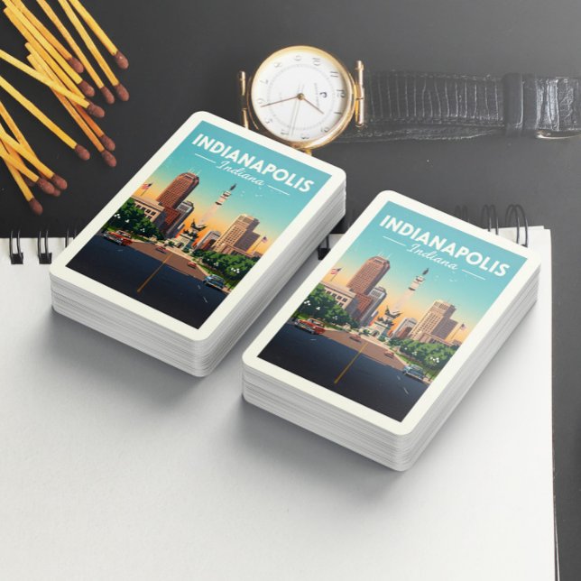 Baraja De Cartas Vintage Indianapolis Indiana (Subido por el creador)