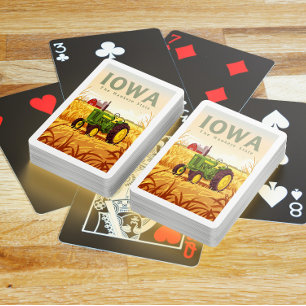 Baraja De Cartas Vintage Iowa