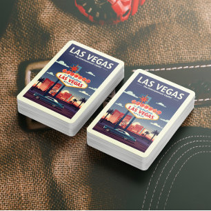 Baraja De Cartas Vintage Las Vegas Nevada