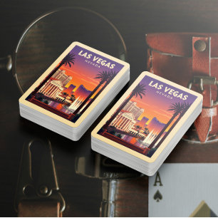 Baraja De Cartas Vintage Las Vegas Nevada