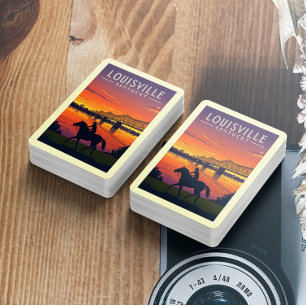 Baraja De Cartas Vintage Louisville Kentucky