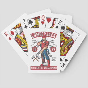 Baraja De Cartas Vintage Lumberjack