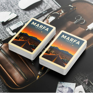 Baraja De Cartas Vintage Marfa Texas