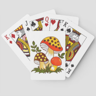 Baraja De Cartas Vintage Merry Mushroom