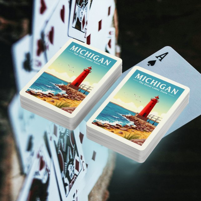 Baraja De Cartas Vintage Michigan (Subido por el creador)