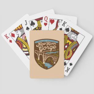 Baraja De Cartas Vintage New River Gorge National Park