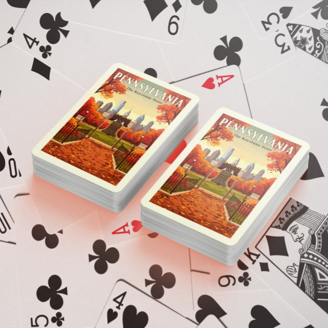 Baraja De Cartas Vintage Pennsylvania (Subido por el creador)