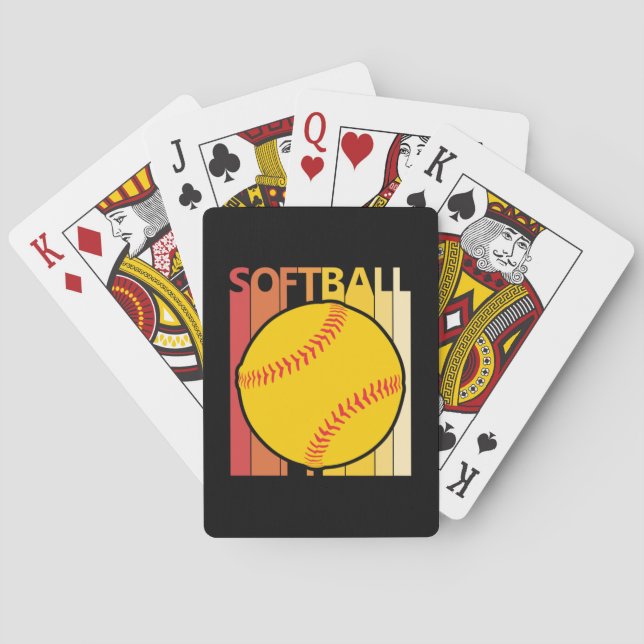 Baraja De Cartas Vintage Retro Sofball (Reverso)