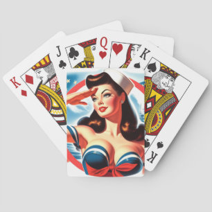Baraja De Cartas Vintage Sailor Pin-up