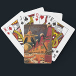 Baraja De Cartas Vintage Science Ficción Futurista City Volador Aut<br><div class="desc">Imagen de ficción de ilustracion de viajes y transporte con historietas clásicas retro de ciencia ficción en un entorno urbano con una ciudad del futuro. Los edificios arquitectónicos tienen forma de conos y los vehículos vuelan en el cielo como pájaros mientras las multitudes se mueven a través de la metrópolis....</div>