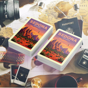 Baraja De Cartas Vintage Sedona Arizona