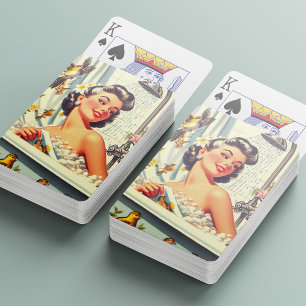 Baraja De Cartas Vintage Shower Pin Up