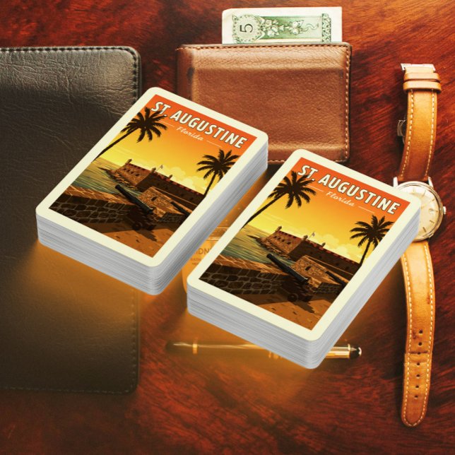Baraja De Cartas Vintage St. Augustine Florida (Subido por el creador)