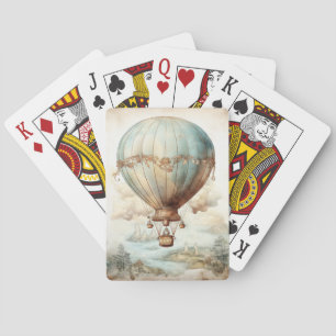 Baraja De Cartas Vintage Steampunk Hot Air Balloon (2)