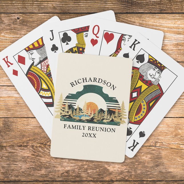 Baraja De Cartas Vintage Summer Camping Family Reunion (Subido por el creador)