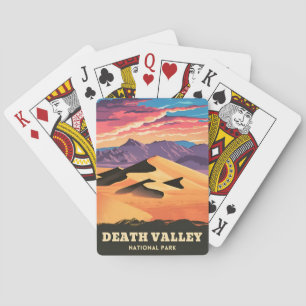 Baraja De Cartas Vintage Travel Death Valley National Park Scenic