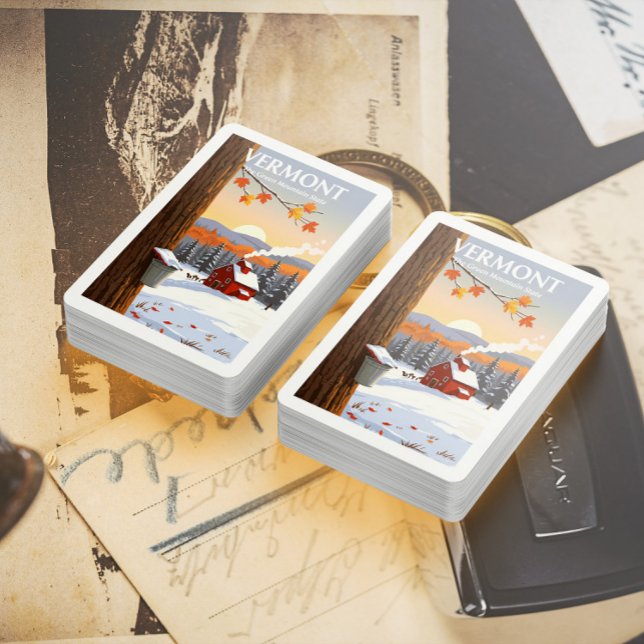 Baraja De Cartas Vintage Vermont (Subido por el creador)