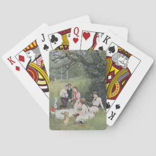 Baraja De Cartas Vintage Victorian Picnic Woods