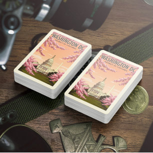 Baraja De Cartas Vintage Washington D.C.