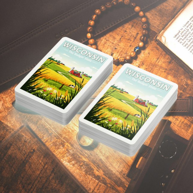 Baraja De Cartas Vintage Wisconsin (Subido por el creador)