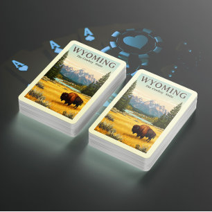 Baraja De Cartas Vintage Wyoming