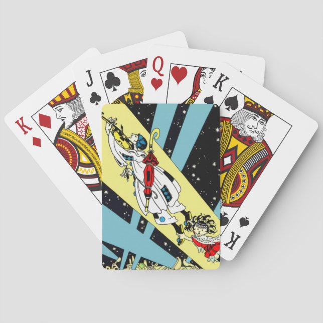 Baraja De Cartas Viperetta vuela a la luna (Reverso)