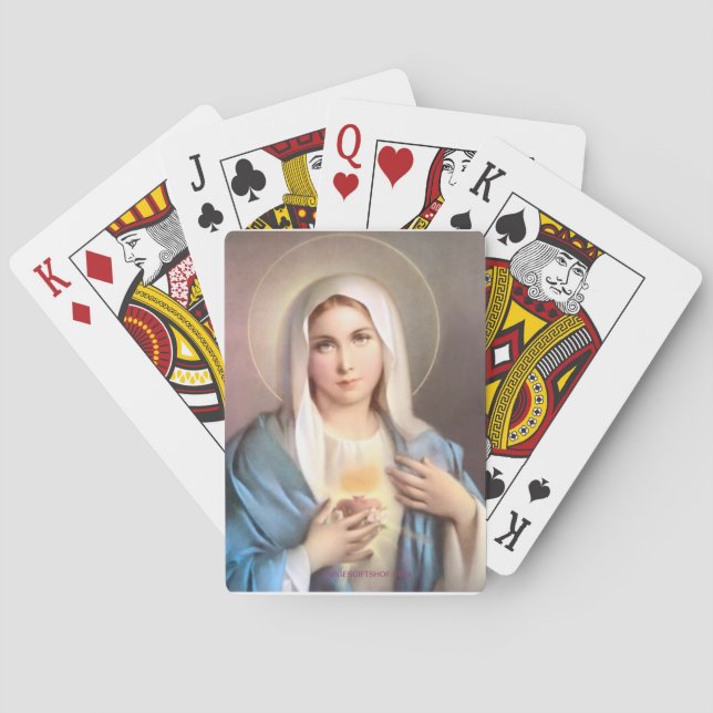 BARAJA DE CARTAS VIRGIN MARY (Reverso)