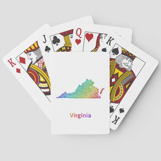 Baraja De Cartas Virginia (Reverso)