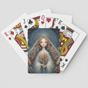 Baraja De Cartas Virgo Doncella Zodíaco Astrología Cumpleaños Celes