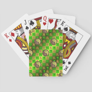 Baraja De Cartas Virgo & Dragón de Metal
