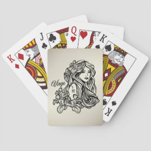 Baraja De Cartas Virgo La Virgen Zodiaco