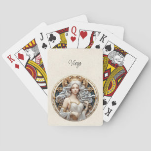 Baraja De Cartas Virgo Maiden Zodiac Minimalista