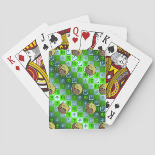 Baraja De Cartas Virgo & Serpiente de Metal