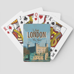 Baraja De Cartas Visita Vintage Londres - Vuela allí
