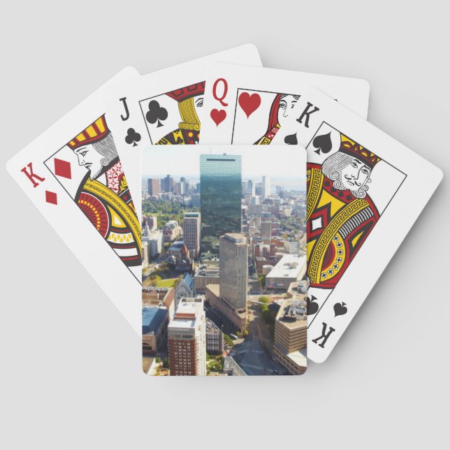 Baraja De Cartas Vista aérea de Boston 2 (Reverso)