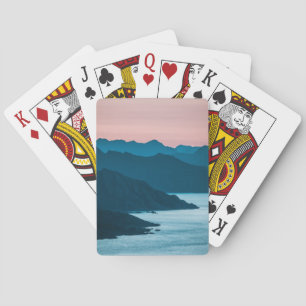 Baraja De Cartas Vista costera de las islas Lofoten de Noruega