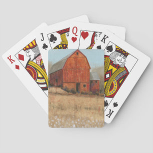 Baraja De Cartas Vista de barras rojas