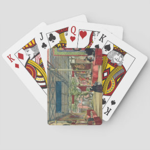 Baraja De Cartas Vista de la sección de la India de la gran