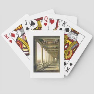 Baraja De Cartas Vista de la tercera logia del piso en el Vatican,