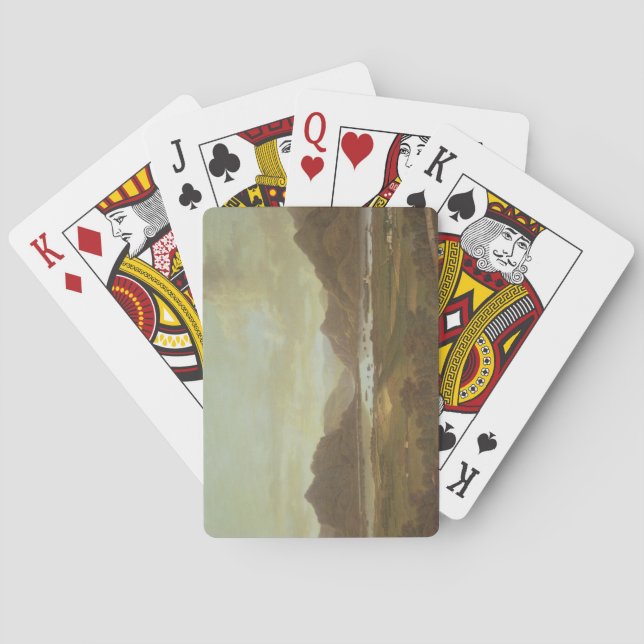 Baraja De Cartas Vista de los lagos y montañas de Killarney, Irel (Reverso)