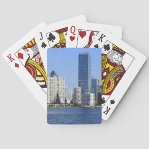 Baraja De Cartas Vista de Miami Skyline