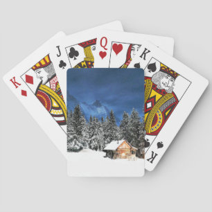 Baraja De Cartas Vista de montaña de la cabina de registro