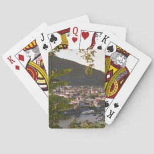 Baraja De Cartas Vista del casco antiguo de Heidelberg
