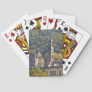 Baraja De Cartas Vista del casco antiguo de Heidelberg