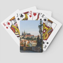 Baraja De Cartas Vista del Castillo de Praga desde el puente Charle